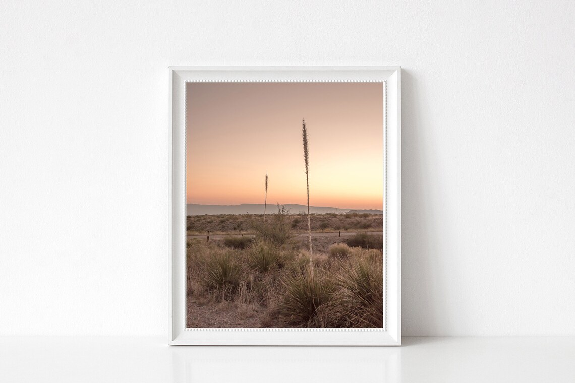 Desert Print Wall Art Wall Decor Home Decor Boho Wall Art Sunrise Sunset Print Desert Travel - Image 3