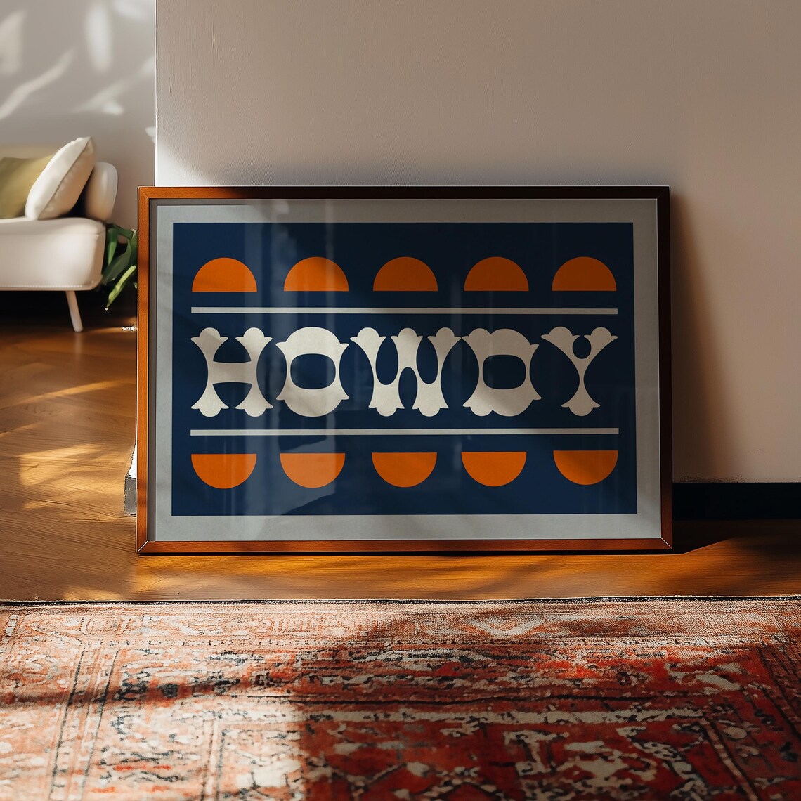 Howdy Western Home Decor Art Print, Rustic Wall - Image 4