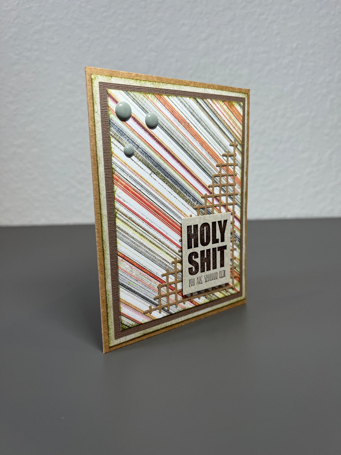 Holy Sh Humorous Birthday Greeting Card - Image 2