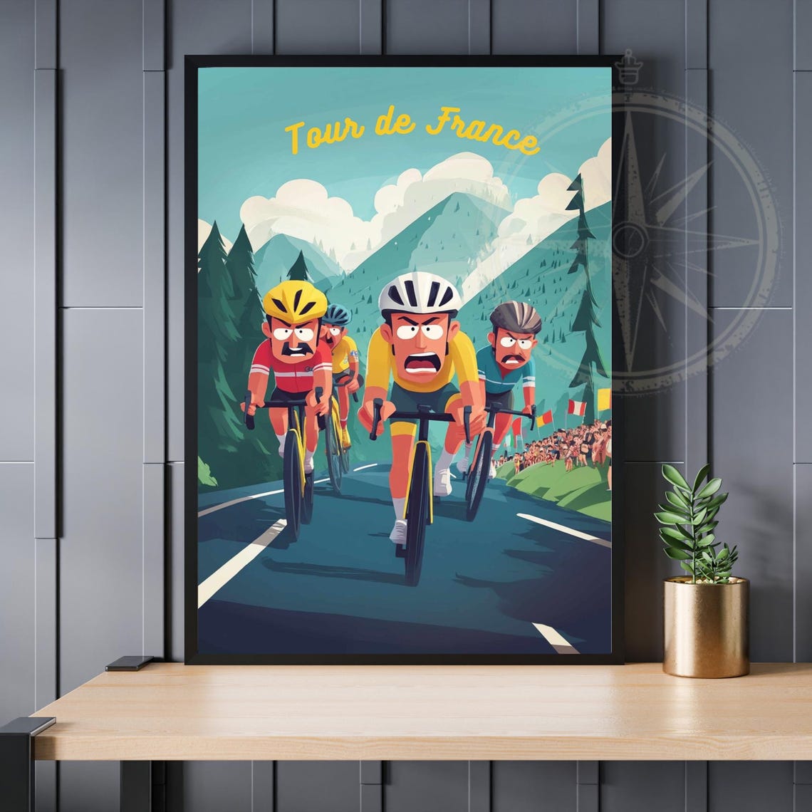 Cycling Poster Cycling Amateur Poster Tour De France Tour De France Kids Poster - Image 2