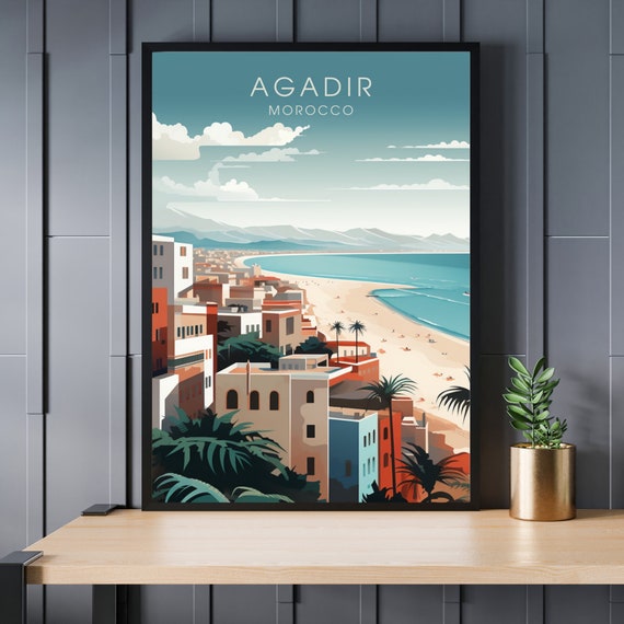 Poster Agadir Morocco Printing