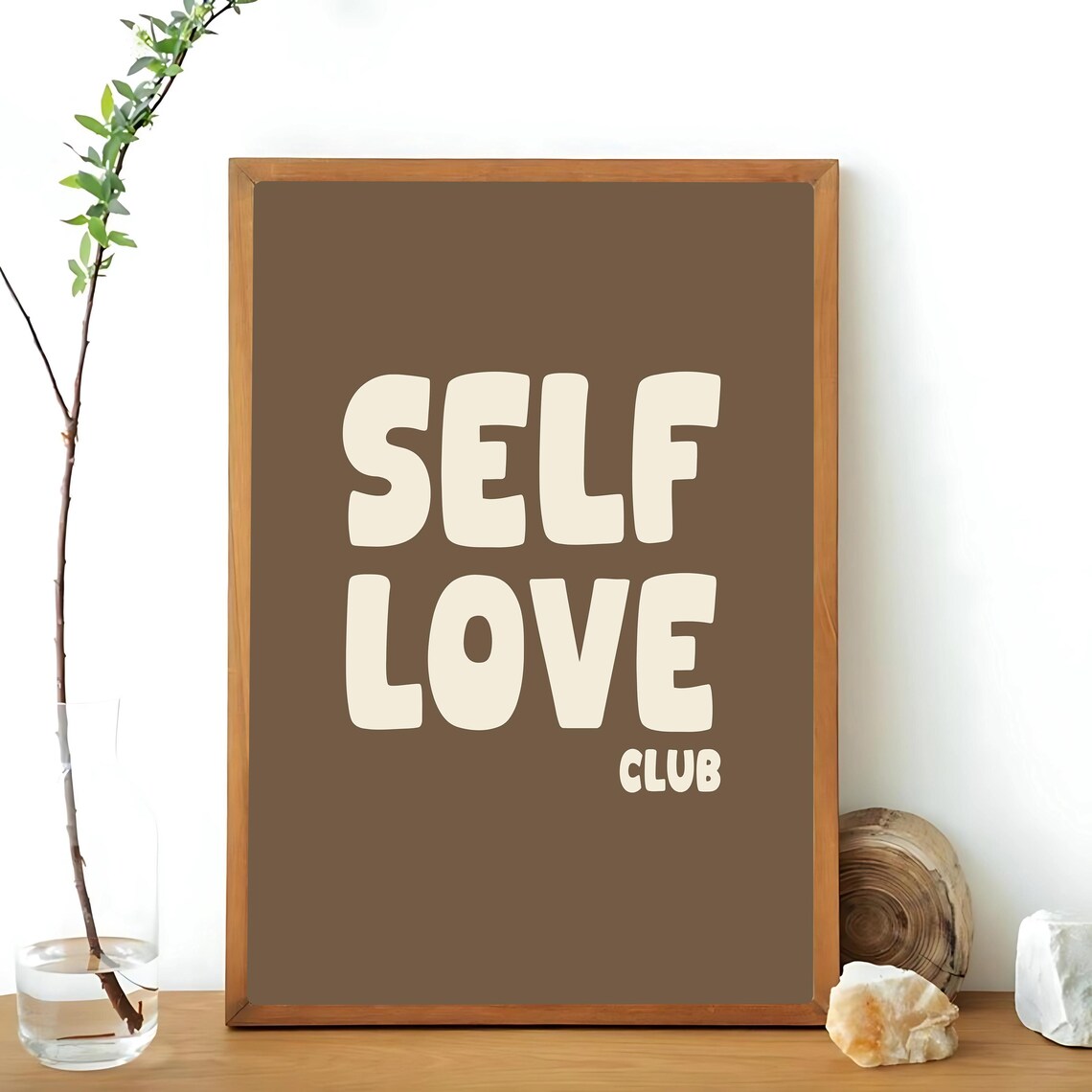 Self Love Club Poster, Colorful Maximalist Typography - Image 3