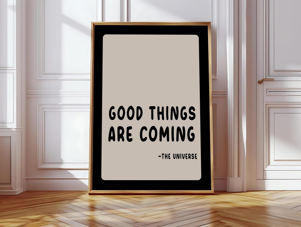 Good Things Are Coming, Retro Bedroom Decor