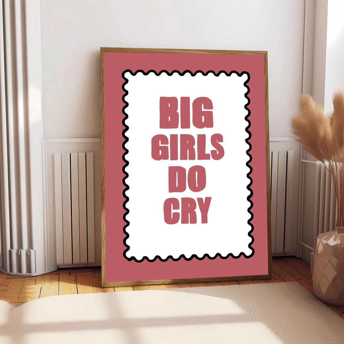 Big Girls Do Cry, Funky Feminist Poster - Image 2
