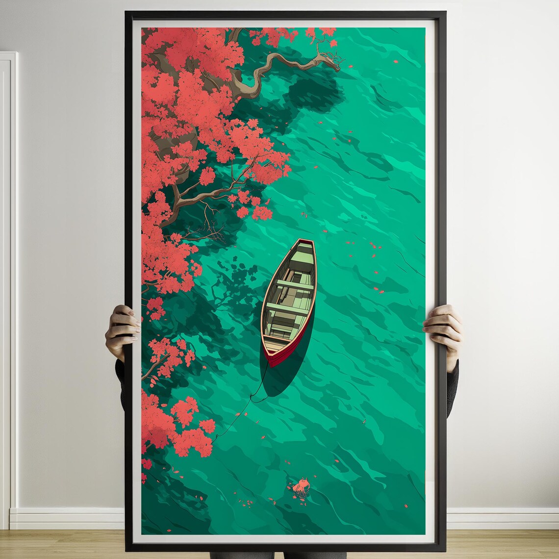 Boat That Got Away Art Print, Nautical Wall Art