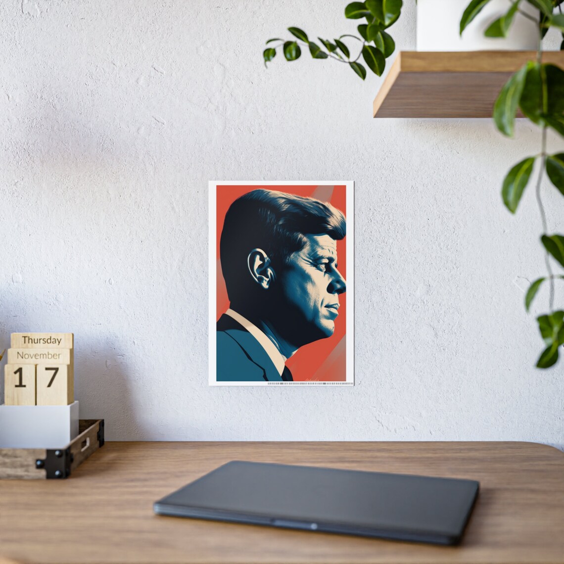 John F Kennedy Campaign Poster, Birthday Gift - Image 3