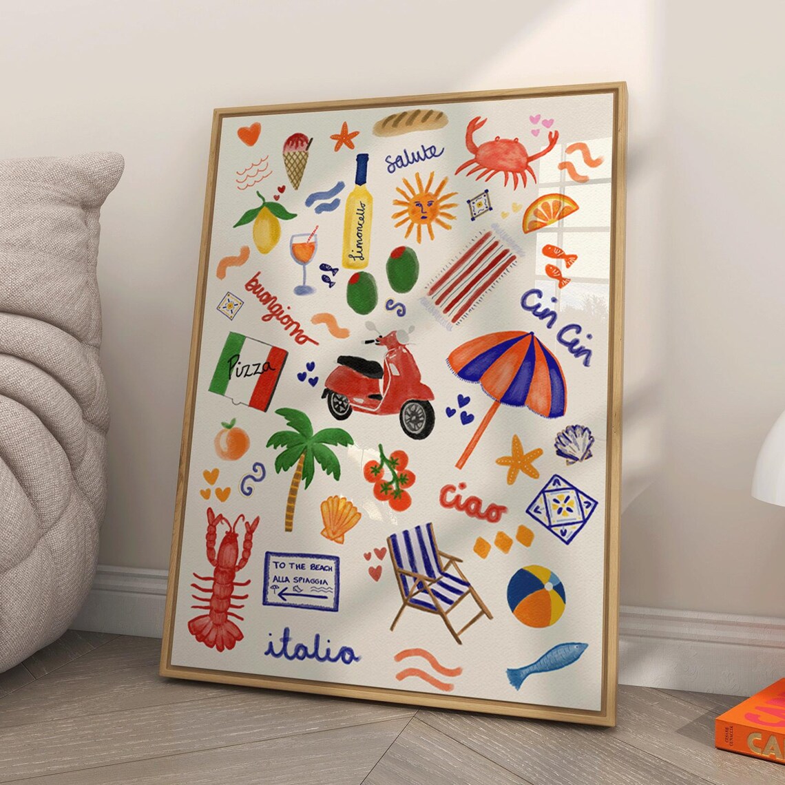 Kitchen Colorful - Contemporary Travel Poster