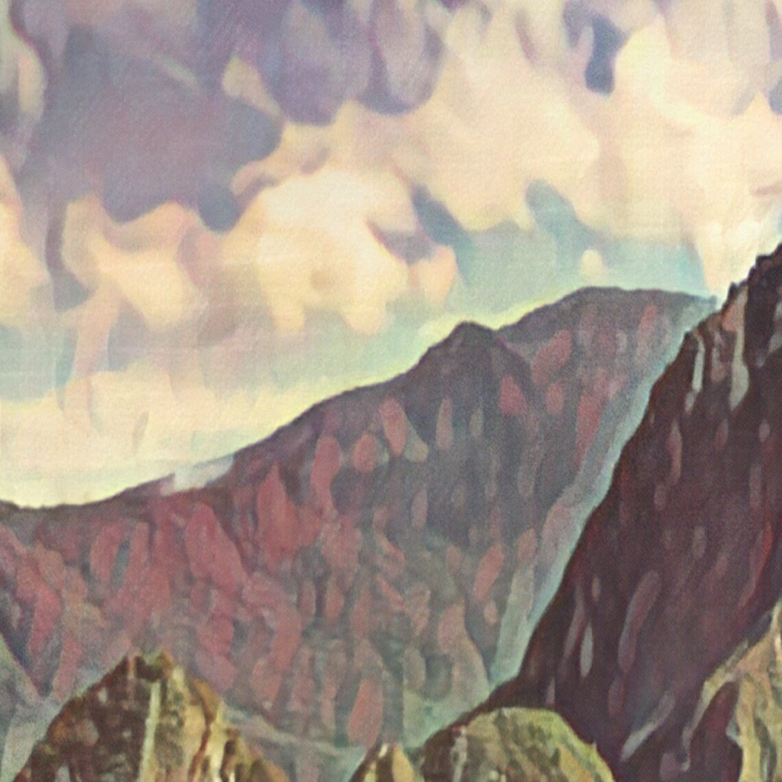 Machu Picchu Urubamba Peru Inca Ruins Mountain Retro Travel Poster - Image 4