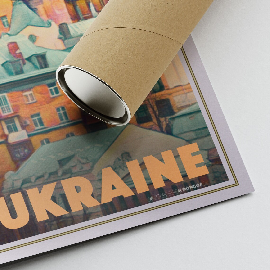 Kyiv Poster Kyivshchyna By Alecse Limited Edition Limited Edition Ukraine Travel Poster Classic Ukraine Gallery Wall Print Of Kyiv - Image 2