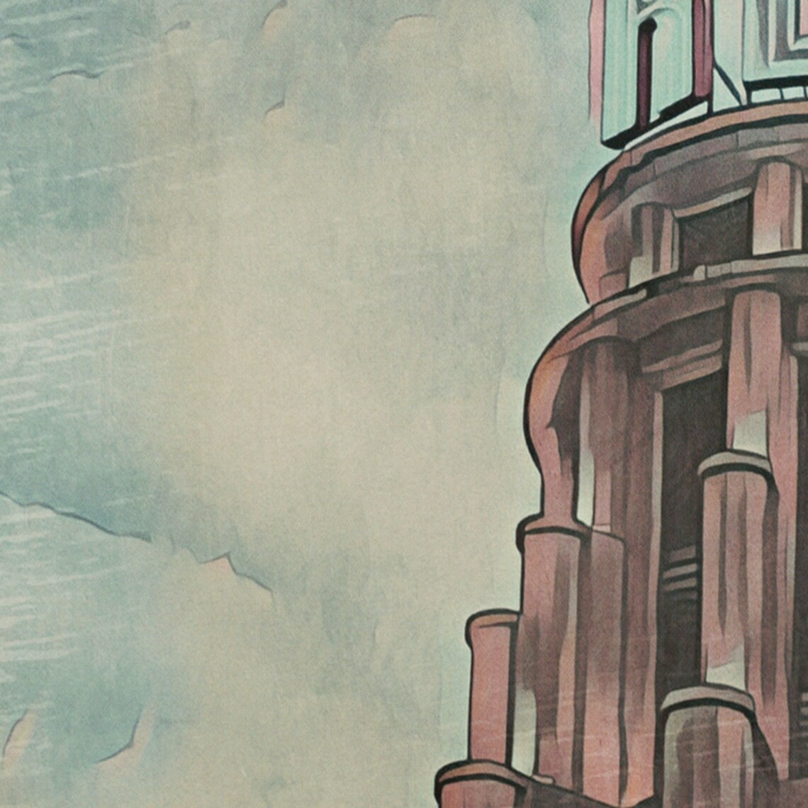 Le Grand Rex Paris Vintage Art Deco Cinema Landmark Travel Poster - Image 4