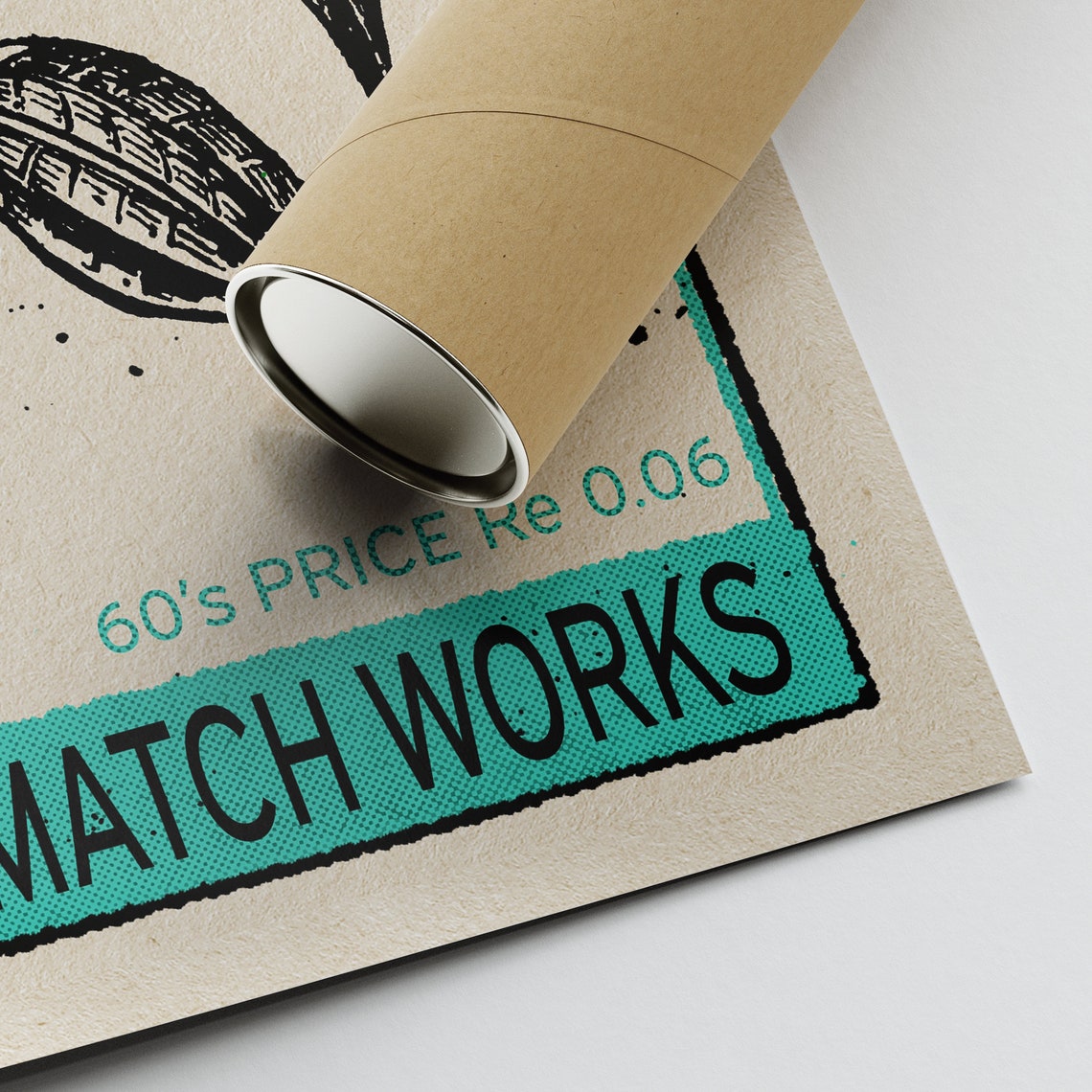 Cinnamon Spice Vintage Matchbox Style Poster With Botanical Artwork - Image 2
