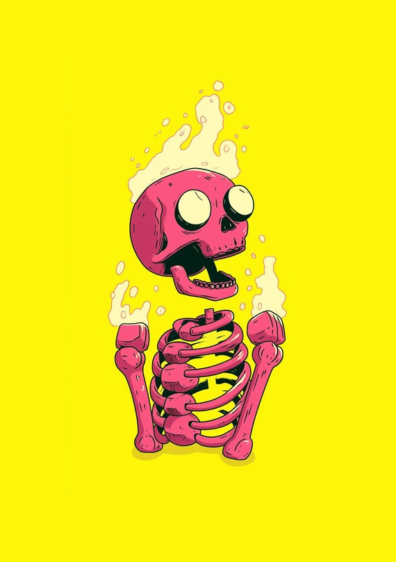 Crispy Creep Art Print