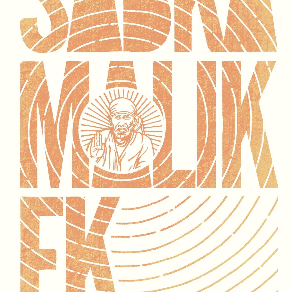 Sai Baba Indian Hindu Poster Print - Image 3