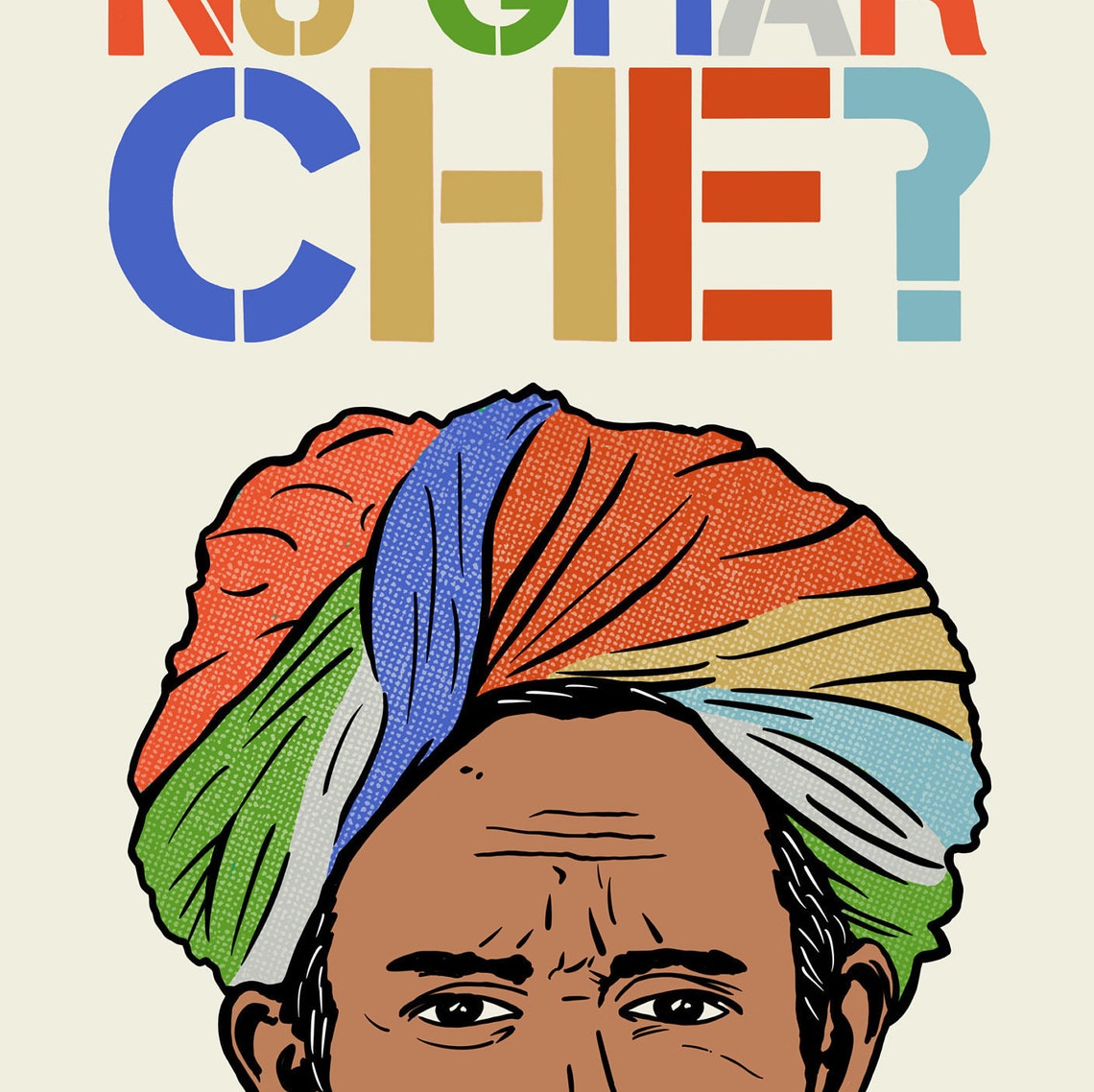 Indian Desi Baap Nu Ghar Poster Print - Image 2