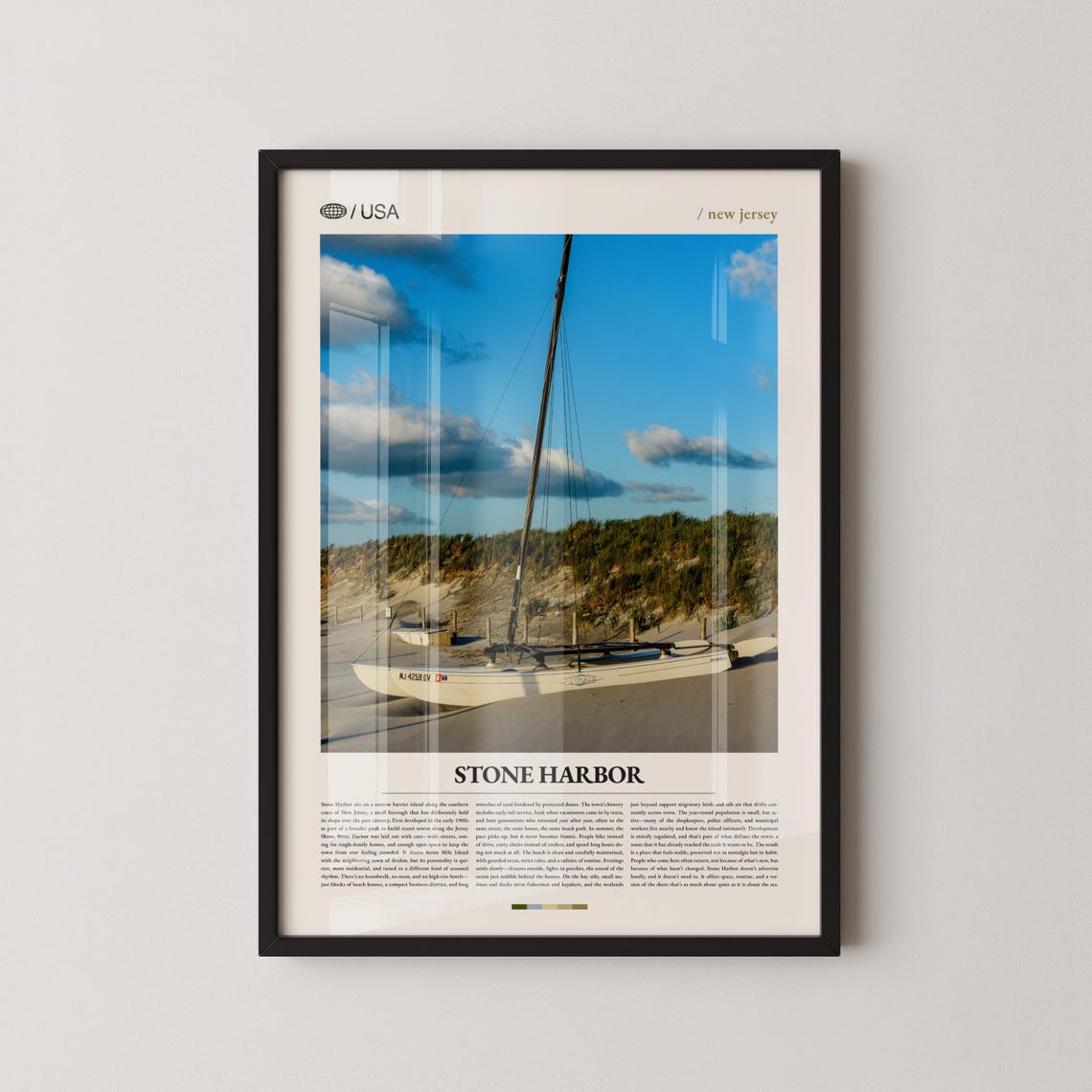 Stone Harbor New Jersey Coastal Poster