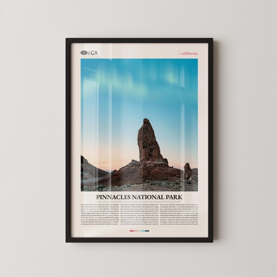 Pinnacles National Park California Desert Spire Photo Poster