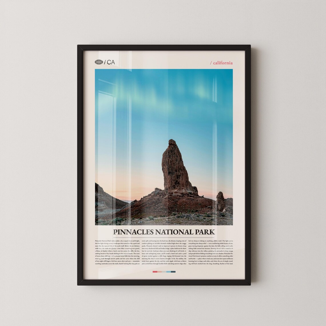 Pinnacles National Park California Desert Spire Photo Poster