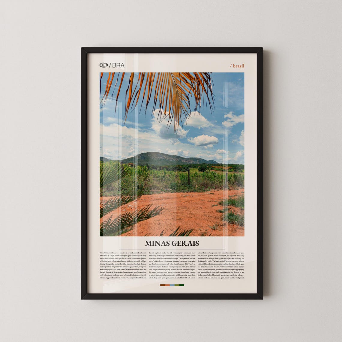 Minas Gerais Brazil Countryside Landscape Photography Poster