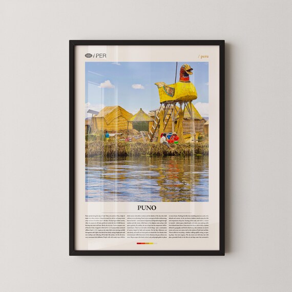 Puno Print Wall Art Poster Peru Landscape Photography Lake Titicaca Decor