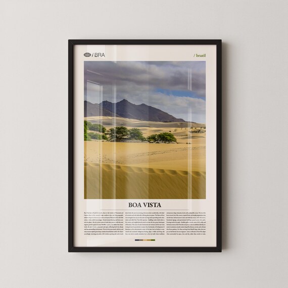 Boa Vista Print Wall Art Poster Brazil Landscape Photography Northern Decor