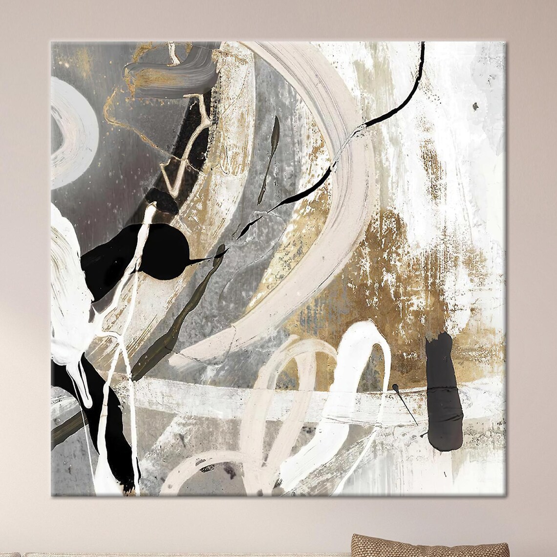 Contemporary Modern Abstract, Living Room Decor