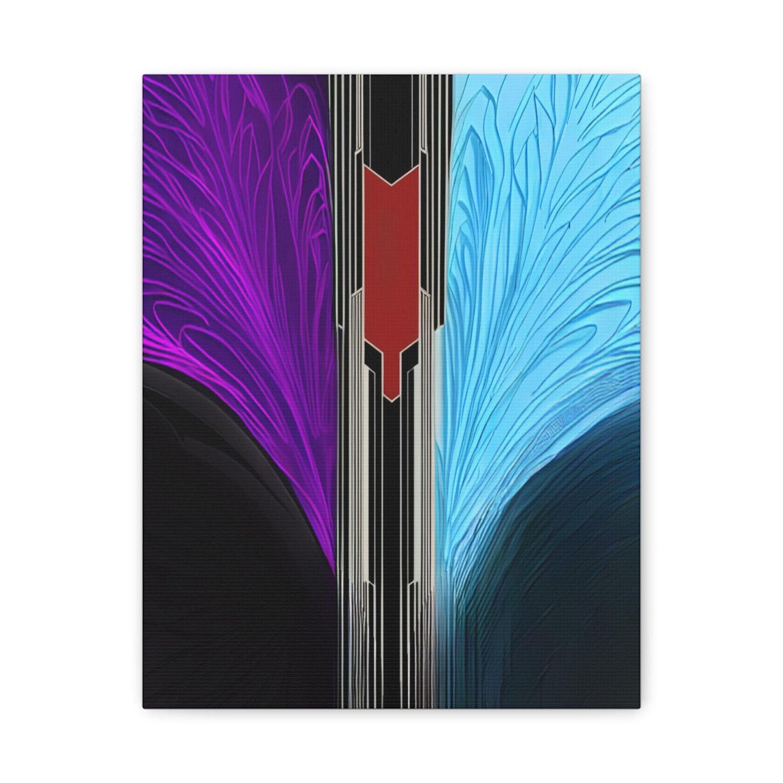 Abstract Art Deco Canvas Print Modern Home Decor
