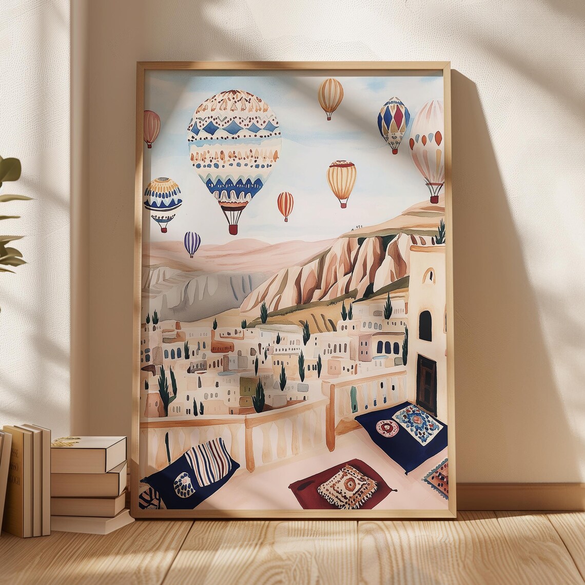 Cappadocia Turkey Travel Print Art Print