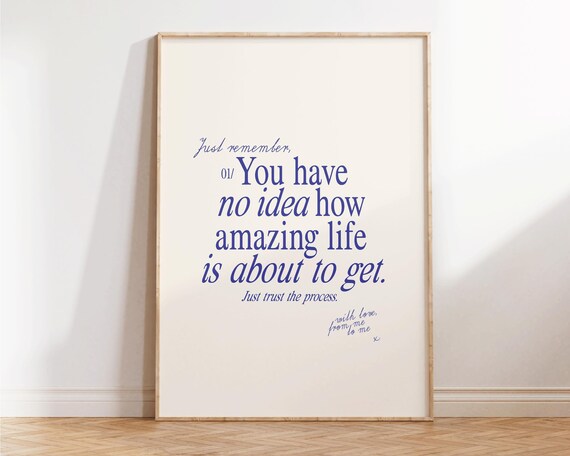 You Have No Idea Print Motivational Quotes Wall Art Selflove Typography Inspirational Decor For Home Her