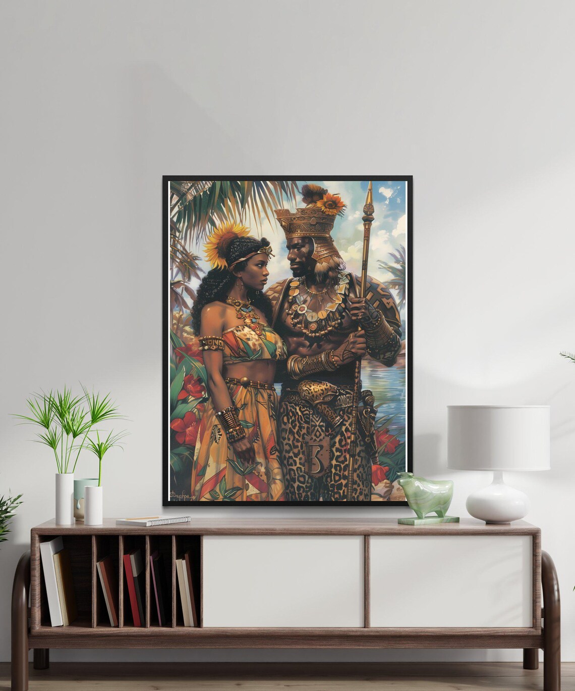 African Yoruba Orisha Art Print, Spiritual Decor - Image 4