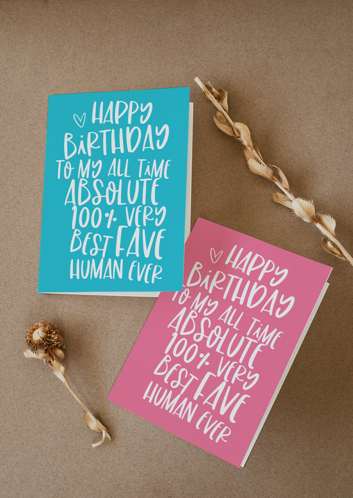 Happy Birthday To My Favourite Human Greeting Card - Image 2