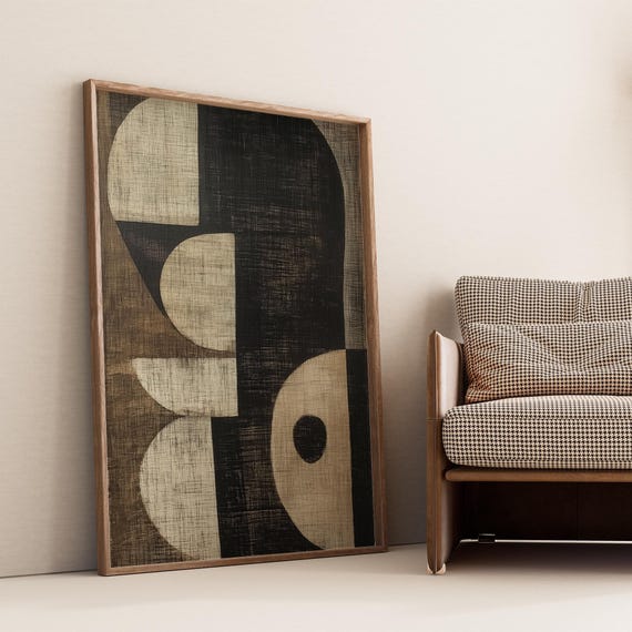 Sun Shadows Wabi Sabi Abstract Art Geometric Wall Art Luxury Print For Living Room Elegant Wall Art Japanese Wall Art Modern Home