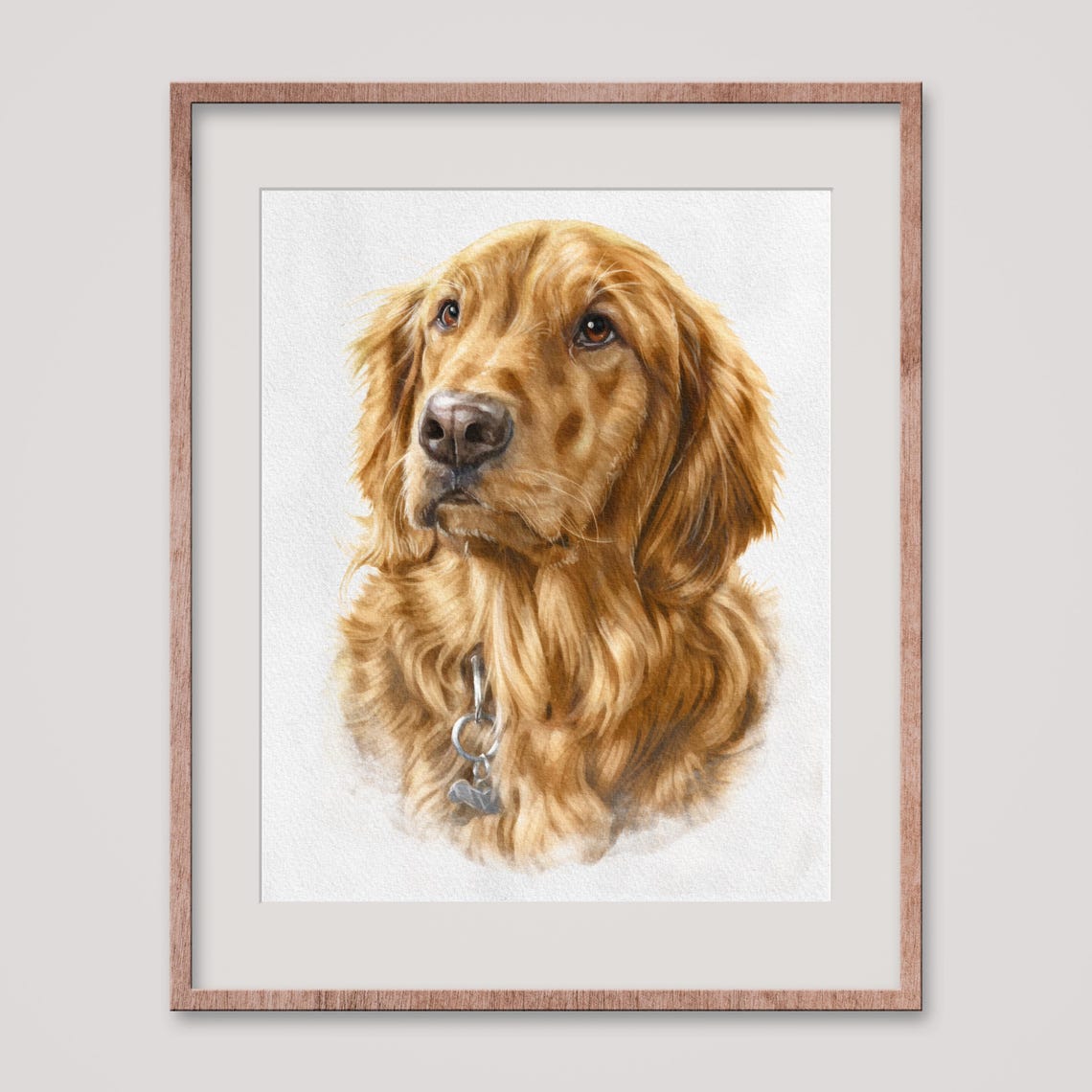 Loss Of Dog Gift Dog Lover Gift Dog Owner Gift Personalized Watercolor Dog Portrait From Photo Custom Dog Painting Dog Memorial Present