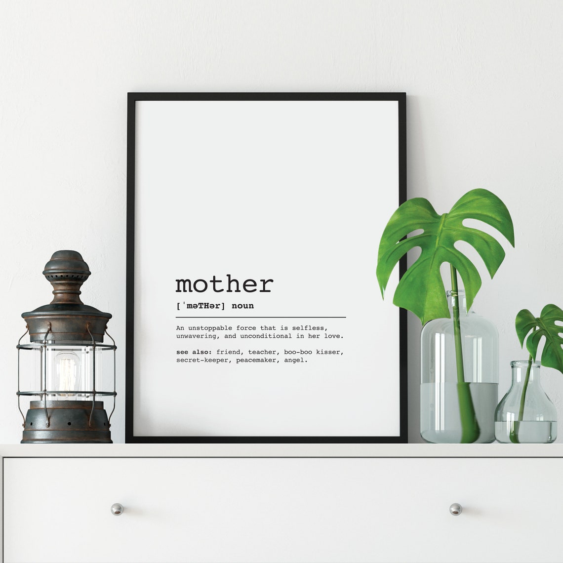 Mother Definition Dictionary Style Mothers Day Quote Gift Poster - Image 2