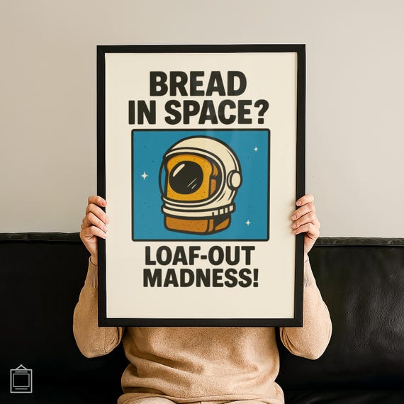 Funny Modernism Print Artful Wall Poster Homely Room Typography Giftful Ironic Art No 76