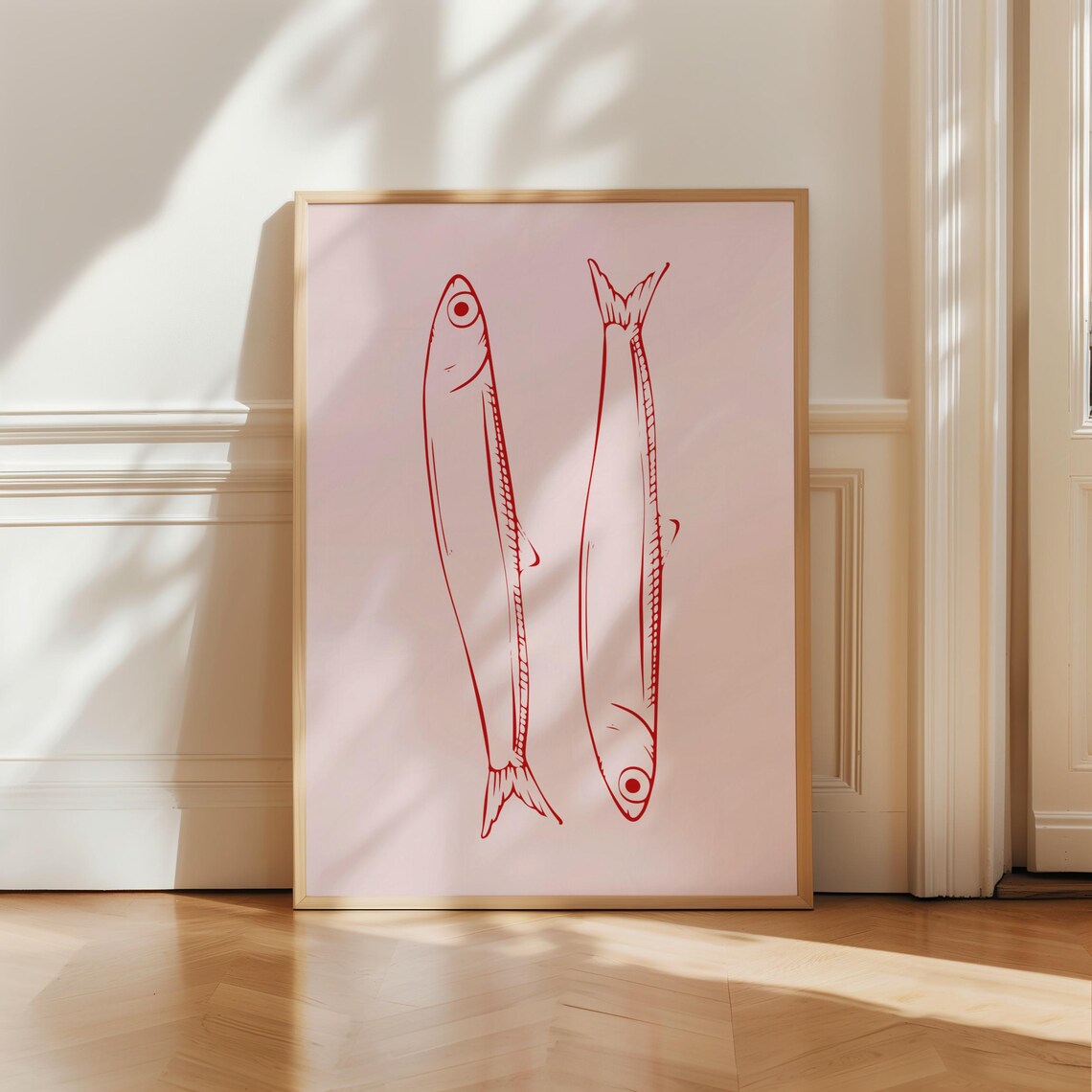 Sardine Fish Prints, Vintage Kitchen Art Print - Image 2