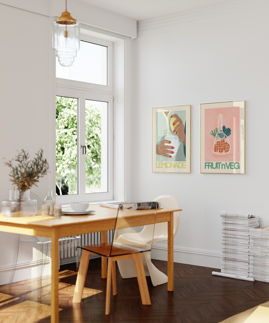 Lemonade Botanical Kitchen Art Print, Modern Poster - Image 4