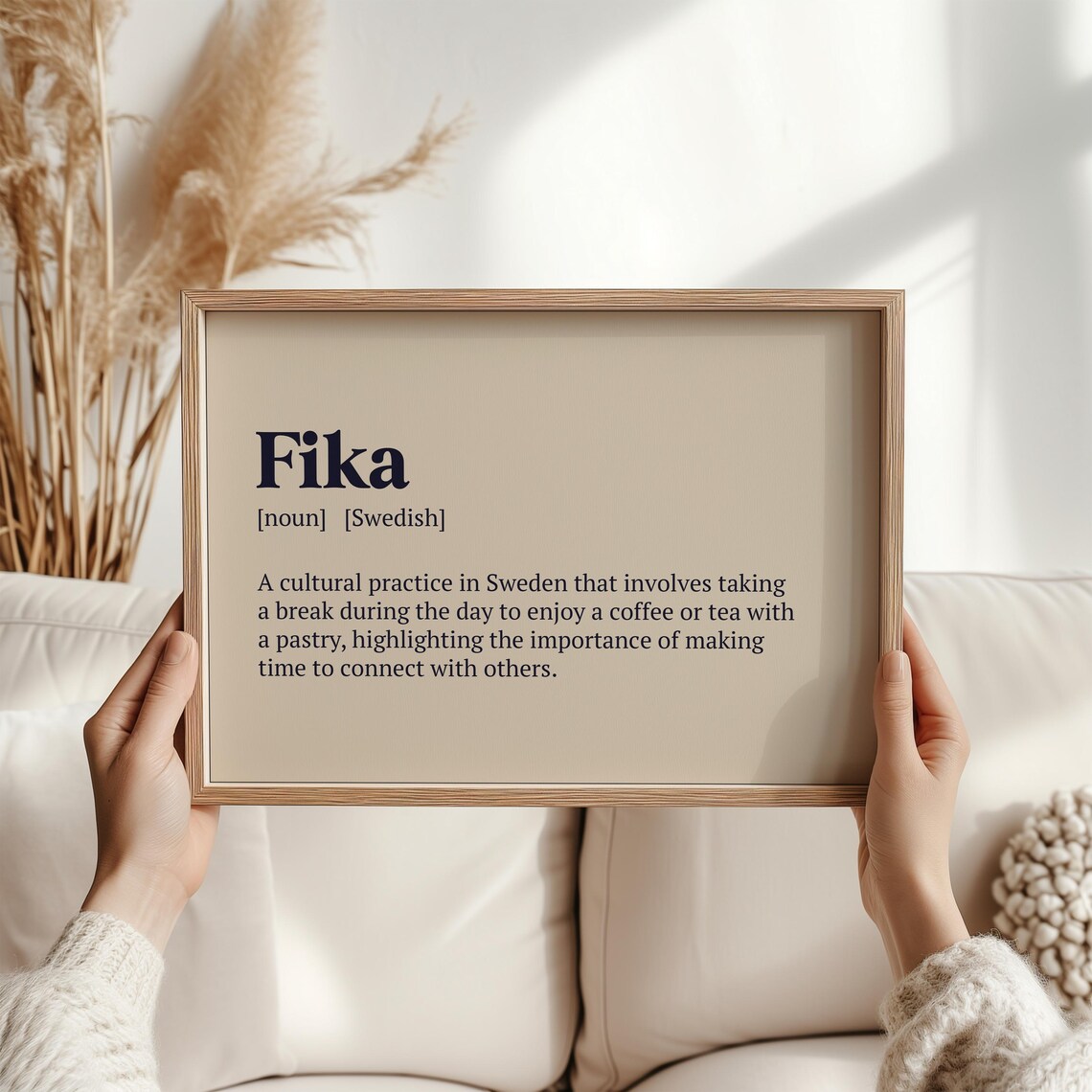 Fika and Lagom Scandinavian Modern Art Print - Image 2