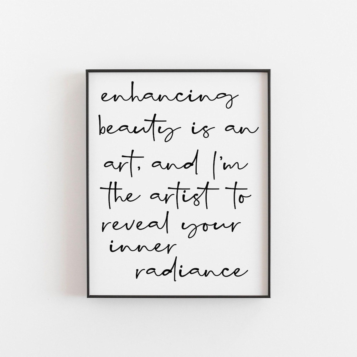 Beautician Gifts Print, Unique Salon Decor