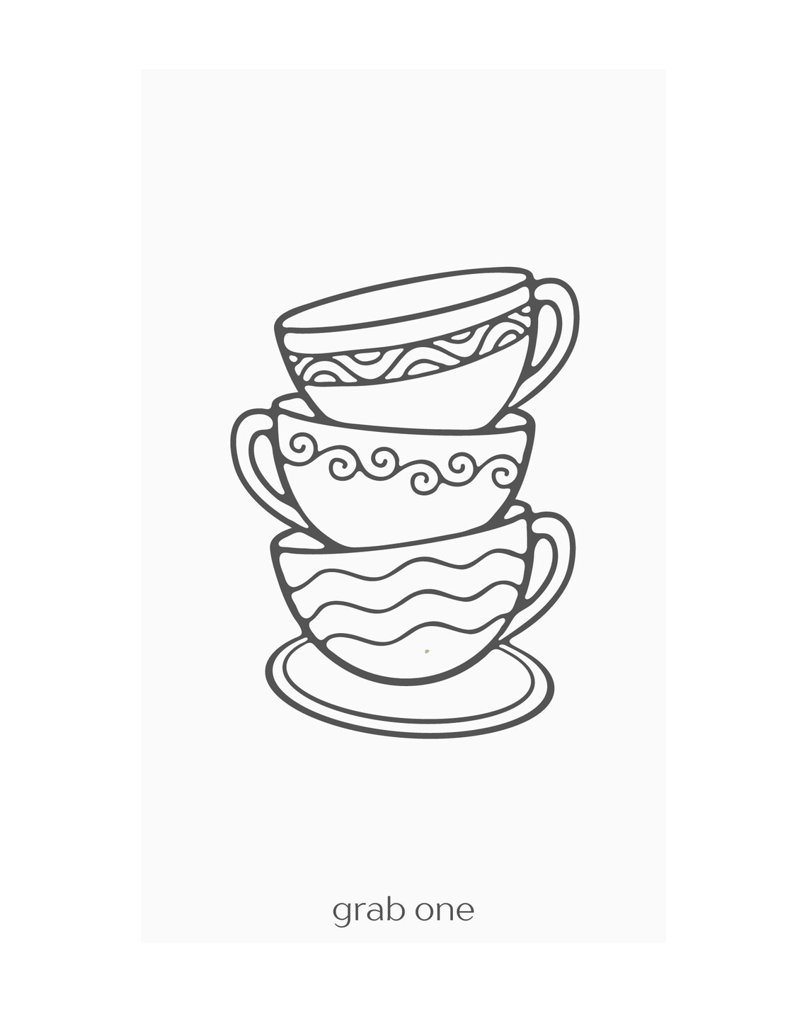 Coffee Theme Art Print, Decoration - Image 2