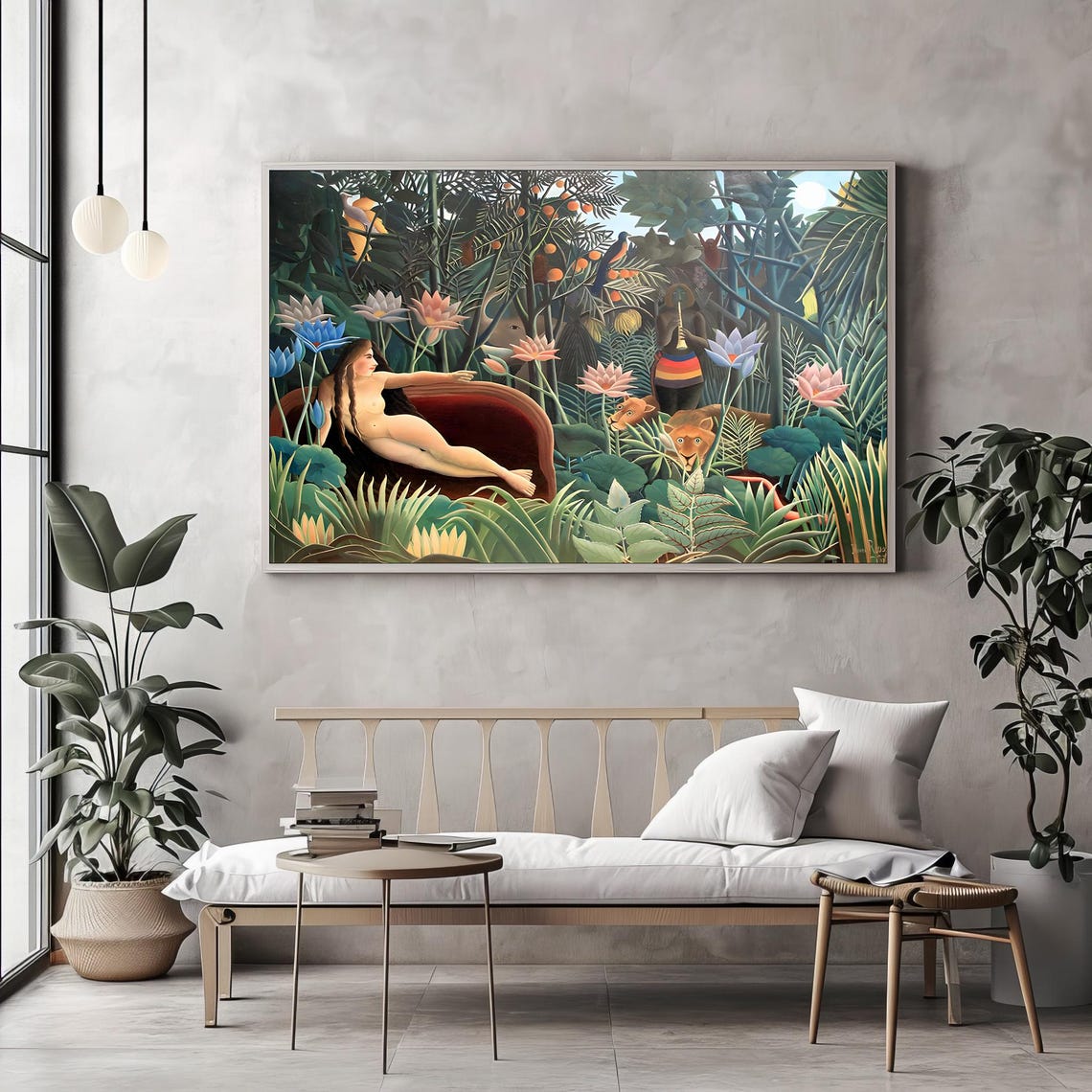 Henri Rousseaus The Dream Mesmerizing Jungle Fantasy Art Print For Bold And Imaginative Home Wall Decor - Image 2
