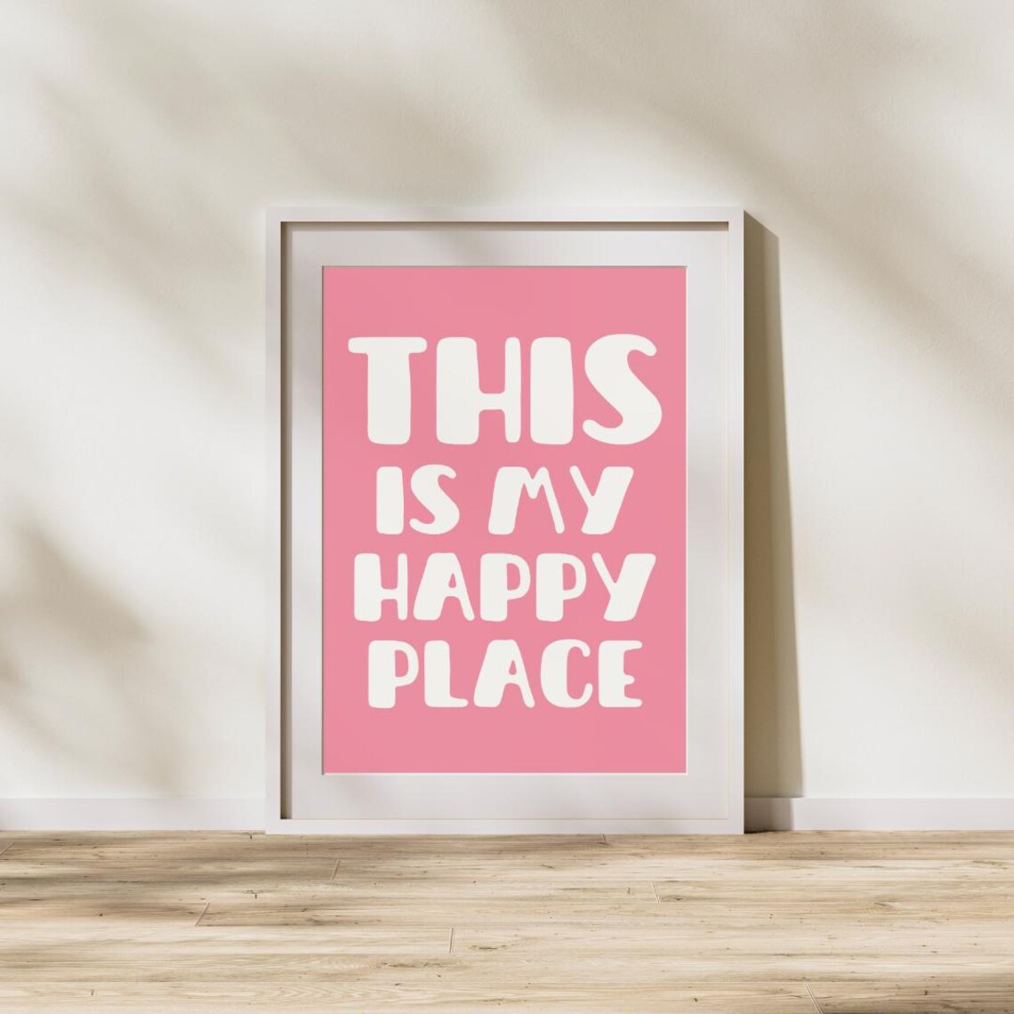 This Is My Happy Place Quote Poster