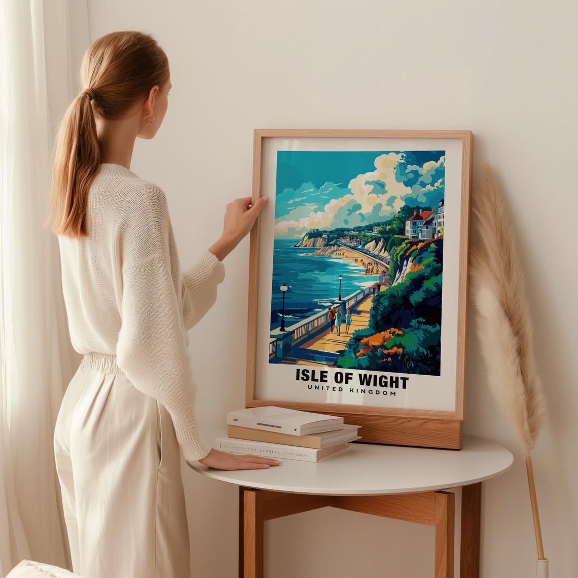 Isle Of Wight Print England Poster Isle Of Wight Views Isle Of Wight Beaches Isle Of Wight Coast England Charm Isle Of Wight Beauty - Image 2