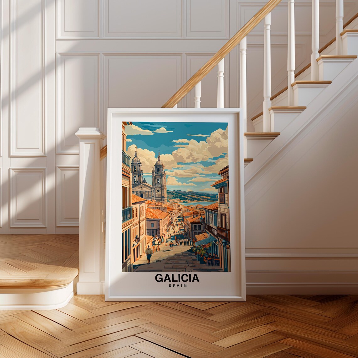 Galicia Print Spain Poster Travel Wall Art Coastal Print Europe Poster Scenic Art Nature Decor Travel Poster Atlantic Print