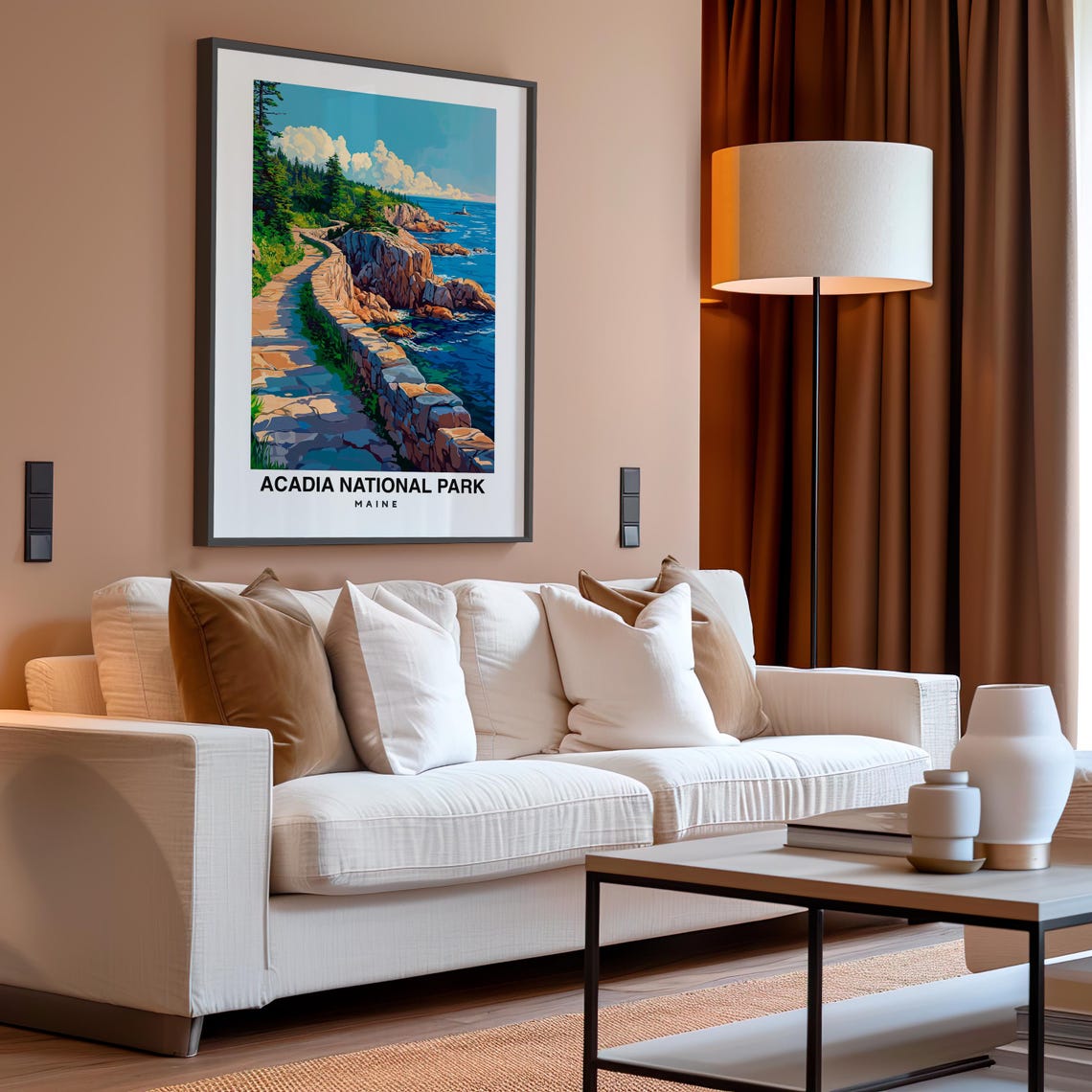 Acadia National Park Travel Print Wall Art Acadia National Park City Print Acadia National Park Travel Gift Acadia - Image 4
