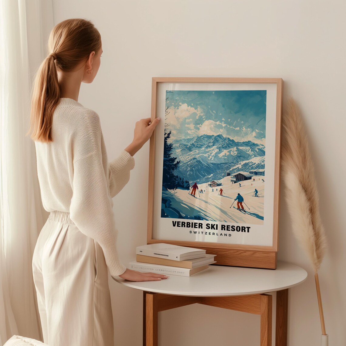 Verbier Ski Resort Print Switzerland Poster Verbier Views Verbier Ski Verbier Mountains Switzerland Charm Verbier Beauty Verbier Art - Image 2