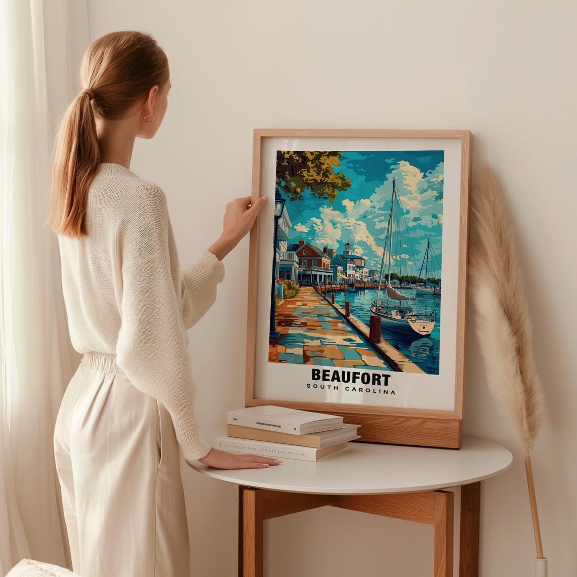 Beaufort Print South Carolina Poster Beaufort Views Beaufort Landmarks Beaufort City South Carolina Charm Beaufort Beauty Beaufort - Image 2