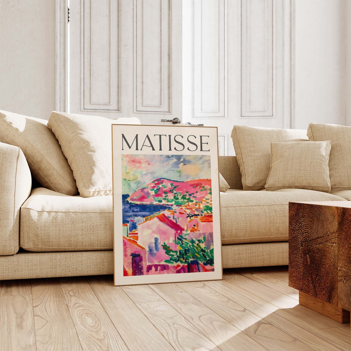 Matisse Coastal Landscape Gallery Exhibition Pink Coast Poster - Image 4