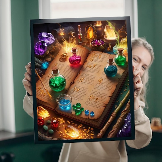 Potion Puzzle, Enchanting Fantasy Decor