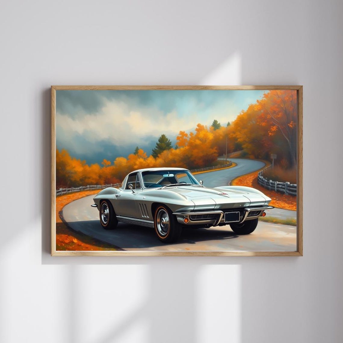 1963 Stingray Puzzle Classic Car Jigsaw For Enthusiasts