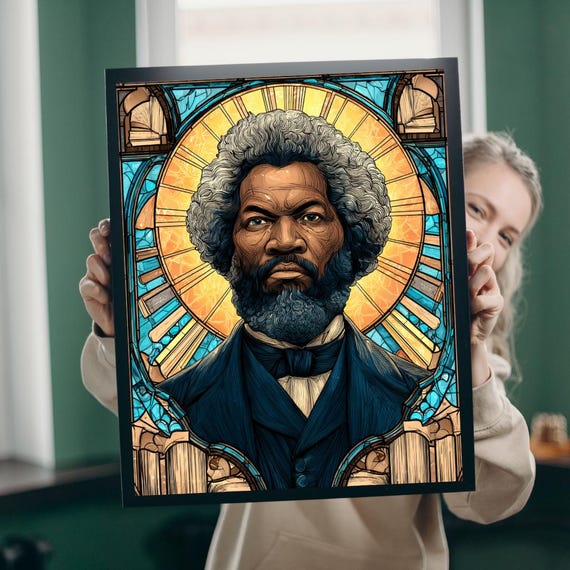 Frederick Douglass Jigsaw Puzzle Historical Figure Black History Month Abolitionist Movement African Hero